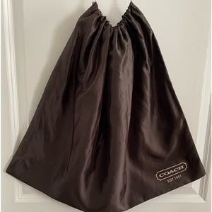 COACH AUTHENTIC DUST BAG/ STORAGE BAG extra large Satin